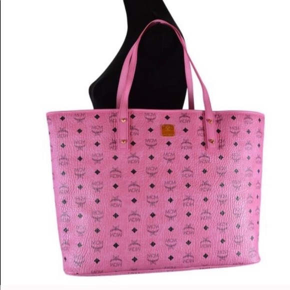 MCM Handbags - NWT mcm tote pink